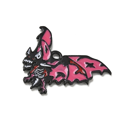 Halloween Alloy Enamel Pendants AL-CBA492B-02G-EB-1