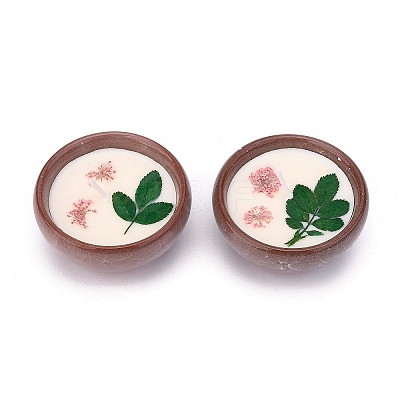 SaddleBrown Porcelain Candles DIY-P009-D05-1