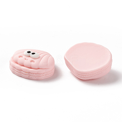 Opaque Resin Cabochons LS-RESI-G036-F07-1