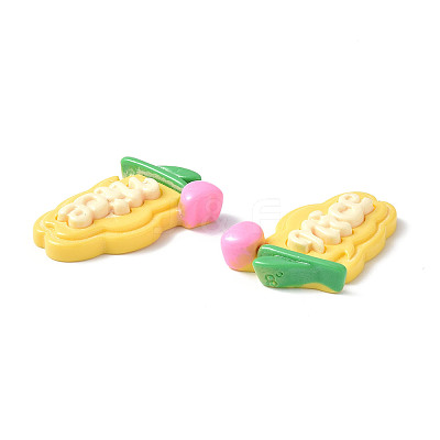 Opaque Resin Cabochons LS-CRES-P023-01B-1