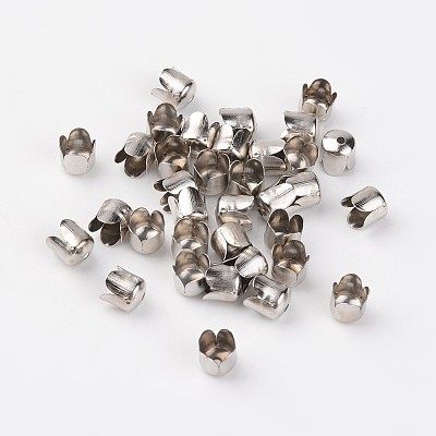 Iron Bead Caps E015Y-1-1