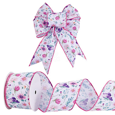Burlap Ribbon OCOR-WH0105-085-1