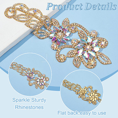 1Pc Rhinestone Sew On Ornament Accessories FIND-FG0003-06-1