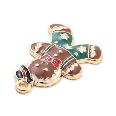 Christmas Theme Alloy Enamel Pendants X1-ENAM-D060-04D-1