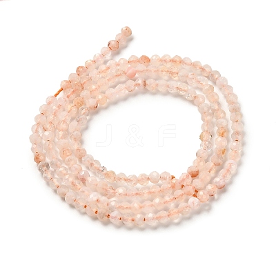 Heated Natural Citrine Beads Strands G-RM2025-05A-2mm-1