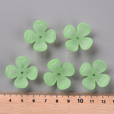 Frosted Acrylic Bead Caps MACR-S371-06A-733-1