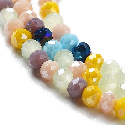 Glass Beads Strands EGLA-A034-M4mm-32-1