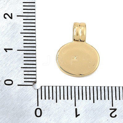 Brass Pendant Cabochon Settings KK-CBA968C-03G-01-1