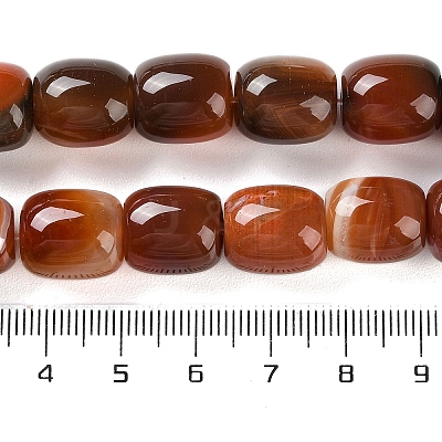 Natural Red Agate Beads Strands G-NH0019-B02-02-1