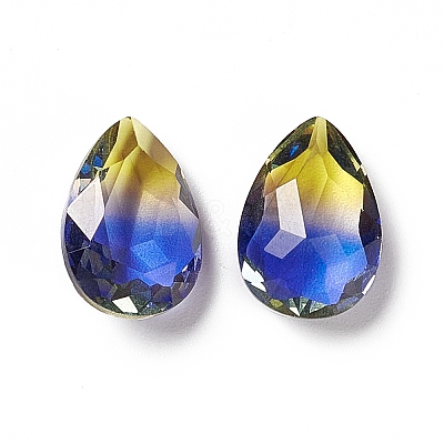 Faceted K9 Glass Rhinestone Cabochons GGLA-A005-24-1