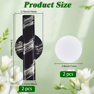Iron Self Adhesive Flower Vases AJEW-WH20020-431A-1