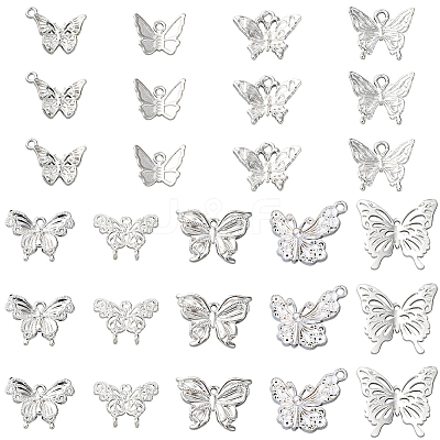 54Pcs 9 Styles Alloy Pendants FIND-SC0017-51-1