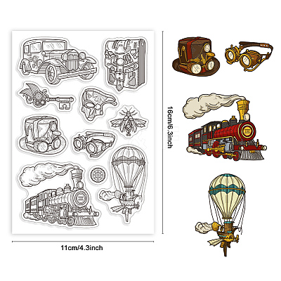 Custom PVC Plastic Clear Stamps DIY-WH0448-0101-1