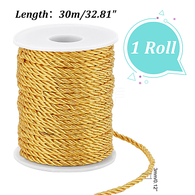 3-Ply Polyester Twisted Cords OCOR-WH0071-038A-1