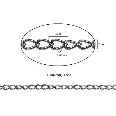 Brass Twisted Chains CHC-CJ0001-24B-1