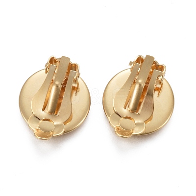 304 Stainless Steel Clip-on Earring Setting STAS-P249-23B-G-1