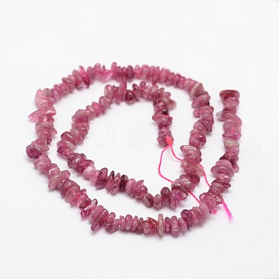 Chips Natural Tourmaline Beads Strands LS-G-N0164-04B-1