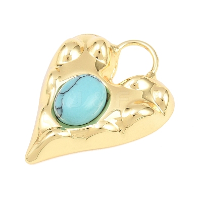 Synthetic Turquoise Pendants GG-G001-02G-09-1
