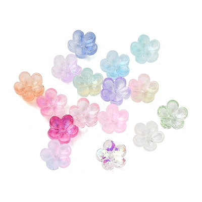 Dyed & Heated Glass Bead Caps X-GLAA-C042-01-1