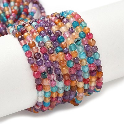 Natural Agate Beads Strands G-E469-12X-1