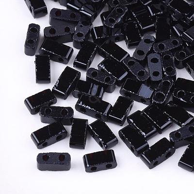 2-Hole Opaque Glass Seed Beads SEED-S023-05F-1