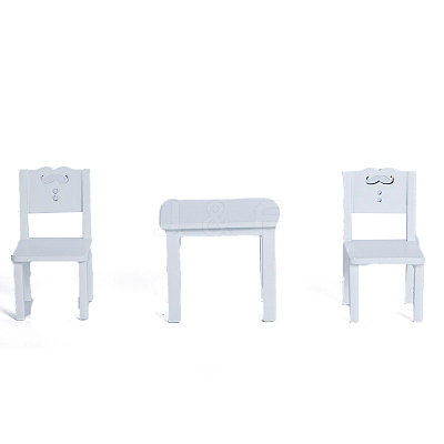 Miniature Wooden Table Chair Educational Furniture Model MIMO-PW0001-093A-1