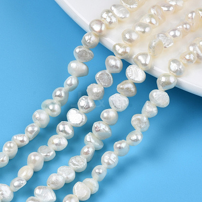 Natural Cultured Freshwater Pearl Beads Strands PEAR-N014-04A-1