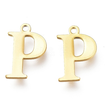 PVD Vacuum Plating  304 Stainless Steel Charms STAS-H112-P-G-1