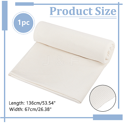 Cotton Ribbing Fabric FIND-WH0152-411B-1