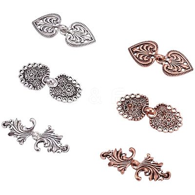 Eco-Friendly Zinc Alloy Hook Clasps PALLOY-PH0001-31-1
