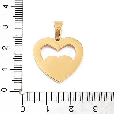 304 Stainless Steel Pendant LS-STAS-M062-01G-F-1
