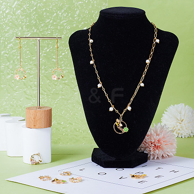 24Pcs 6 Styles Alloy Pendants FIND-TA0004-63-1