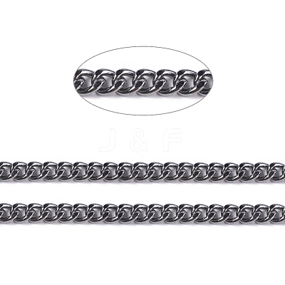Iron Cuban Link Chains CH-R013-5x4mm-B-1