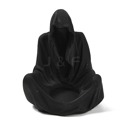 Resin Tealight Candle Holders AJEW-E057-01C-1