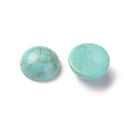 Natural Howlite Cabochons TURQ-L031-033C-03-1