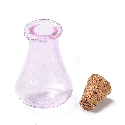 Glass Cork Bottles LS-AJEW-O032-01F-1