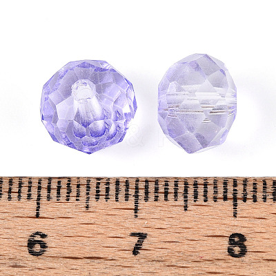 Baking Paint Transparent Glass Beads X1-GLAA-N011-10mm-05-1