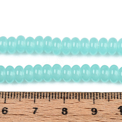 Imitation Jade Glass Beads Strands X-GLAA-T025-6mm-06B-1