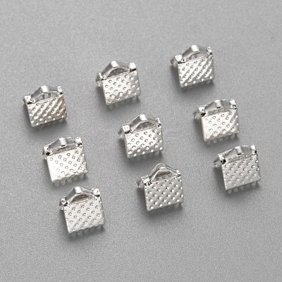 Iron Ribbon Crimp Ends IFIN-ZX025-S-1