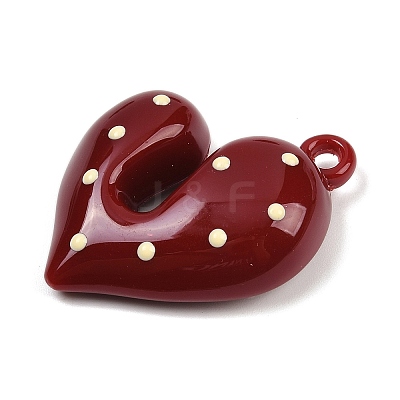Opaque Acrylic Enamel Pendants OACR-B036-12D-1