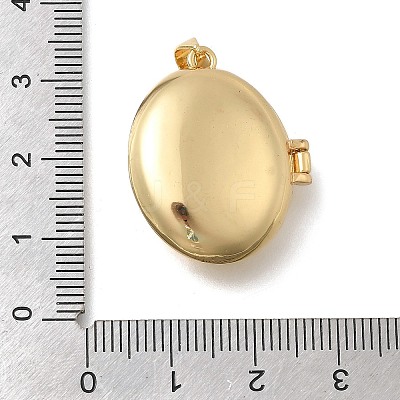 Brass Locket Pendants KK-D431-030D-G-1