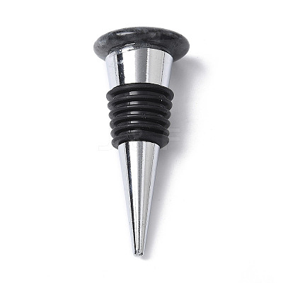 Moon Natural Larvikite Wine Stoppers DJEW-P021-D02-1