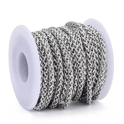 Tarnish Resistant 304 Stainless Steel Wheat Chains CHS-M001-01P-1