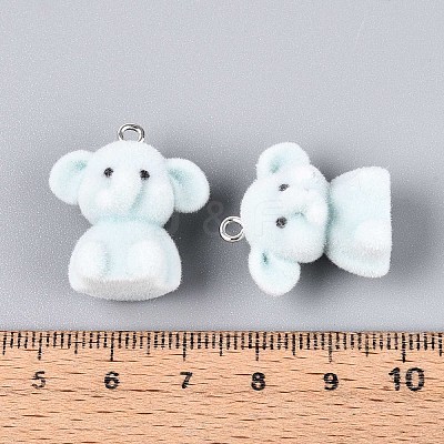 Flocky Animal Resin Pendants FIND-S001-06A-1