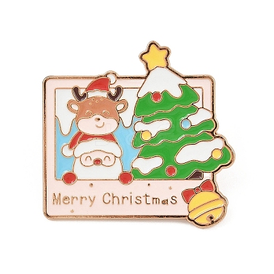 Christmas Enamel Pins JEWB-F041-01F-1