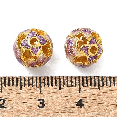 Alloy Enamel Beads ENAM-B037-07G-02-1