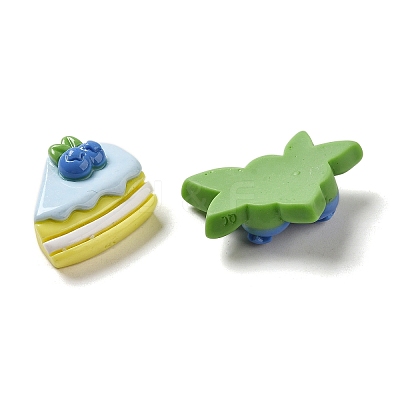 Opaque Cartoon Resin Decoden Cabochons RESI-G091-03-1