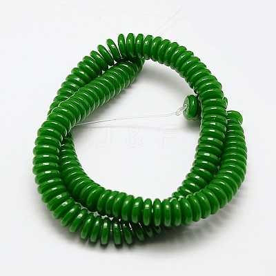 Imitation Amber Resin Heishi Beads Strands RESI-A009G-6mm-1