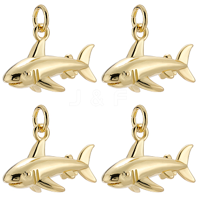 8Pcs Brass Pendants KK-BBC0014-36-1
