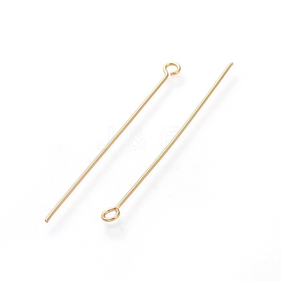 304 Stainless Steel Eye Pins X-STAS-G205-02A-G-1